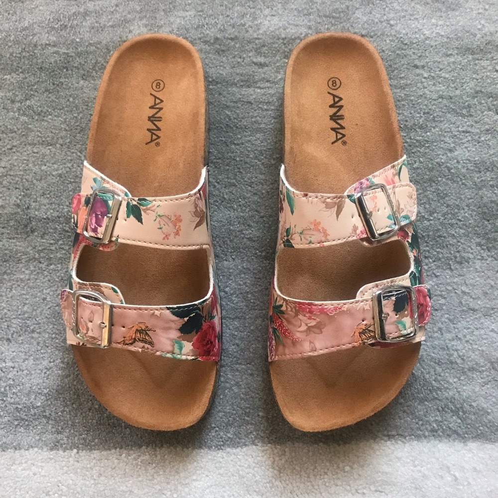 Floral 2-Strap Slip-on Sandal - Picture 3 of 7